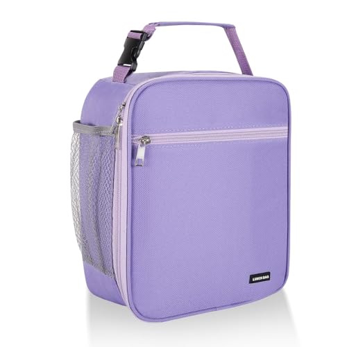 Lovoeo Lunch box Lunch bag for men women Insulated Lunchbox Lunch bags for Work Picnic Travel (Purple) - color: Purple
