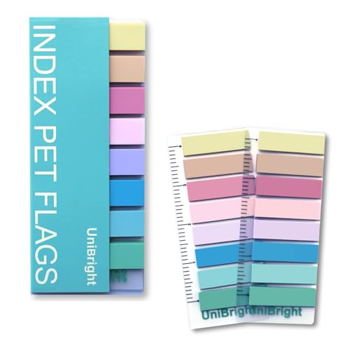 400 pcs Sticky Tabs for Books, Colored Transparent and Writable Page Markers with 4 Inch Ruler, Repositionable Strong Sticky Page Tabs for Bible, Notebook, Office & School - color: Morandi-400pcs