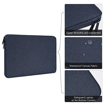 15.6 Inch Laptop Sleeve Case Bag for HP Envy x360/ Pavilion/Victus 15.6" Gaming Laptop, ASUS VivoBook 15.6/TUF/ZenBook 15, IdeaPad 3, Razer Blade 15.6, Acer Dell Samsung Chromebook, Navy Blue - color: Blue, size: 15.6 Inch