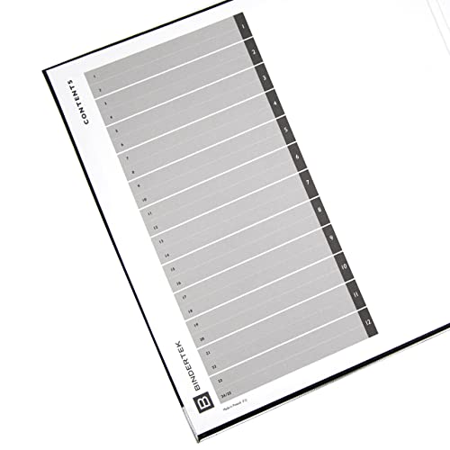3-Ring Premium Binder - Barrister Black, 3" Spine, by Bindertek | 525 Sheet Capacity, 2" D-Rings, Linen-Textured Covers, Steel Reinforced Edges, Spine Label Included - color: Barrister Black, size: 3" Spine