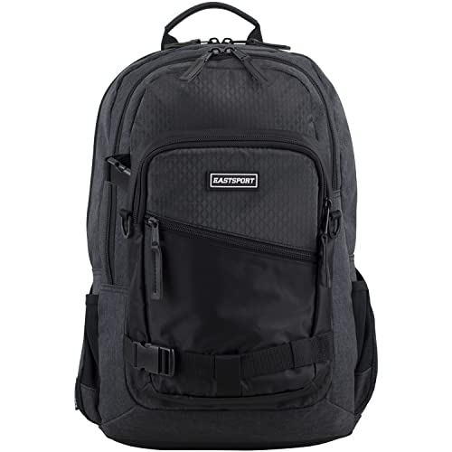 Eastsport (2 for 1) Universal Commuter Backpack w/Matching Shoulder Bag - Black