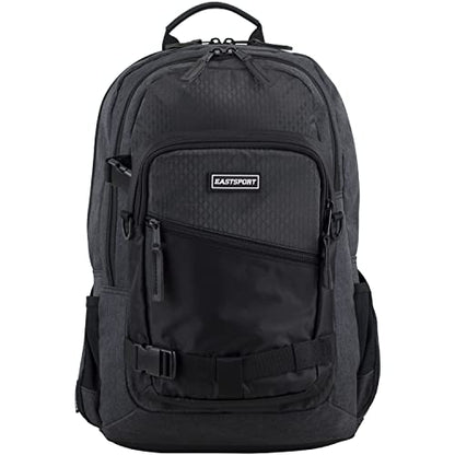 Eastsport (2 for 1) Universal Commuter Backpack w/Matching Shoulder Bag - Black