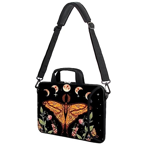 15" laptop sleeve laptop bag chromebook case adjustable shoulder strap with handle accessory pocket for men women (RYD-15-4) - color: Ryd-15-4