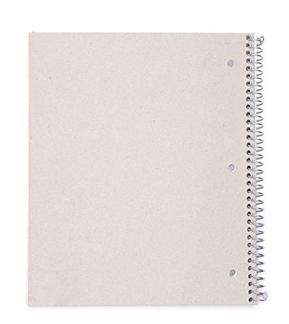 Mintra Office Durable Spiral Notebooks, 1 Subject, (Black, 4x4 Graph 1pk), 100 Sheets, Poly Pocket, Moisture Resistant Cover, School, Office, Business, Professional - color: Black, size: 4x4 Graph 1pk