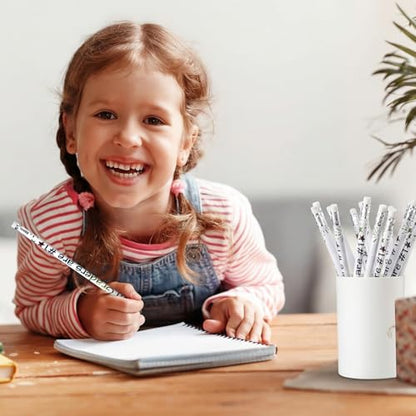 Tenceur 24 Pcs 6th Graders Pencils Bulk Motivational Pencils with Erasers Inspirational Pencil with Back to School Supplies for Kids Student Teacher Classroom Reward - style: 6th Graders