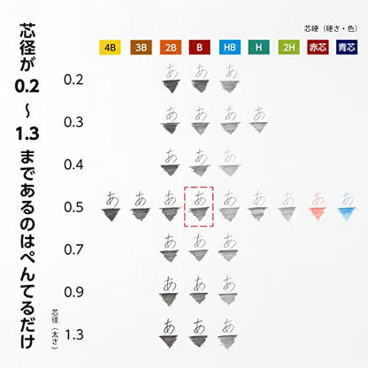 Pentel Ain 0.5mm Lead B 3pcs XC285B-3P
