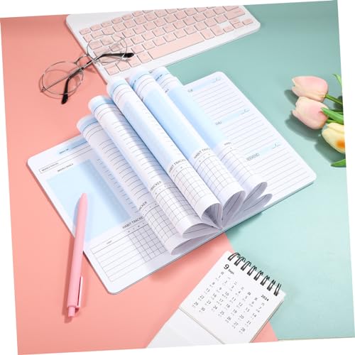 CAXUSD Spiral Notebook Wide Ruled College Planner Paper Notebook for School Multi Subject Journaling