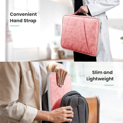 DTTO 9-11 Inch Tablet Sleeve Bag for iPad A16, iPad Air 11-inch M3 M2 / Air 5/4th Gen 10.9", iPad Pro 11 M4, iPad 10/9/8/7th Gen, Galaxy Tab A9+, Waterproof Travel Bag, Pink - color: Pink, size: 9-11 Inch