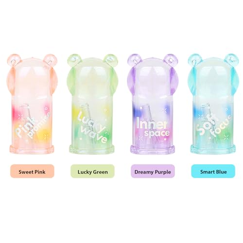 4Pcs Cute Bear Pencil Sharpeners Small Manual Pencil Sharpener Kawaii Stationery Set Kawaii School Supplies for Kawaii Office School Home Supplies - style: colorful bear
