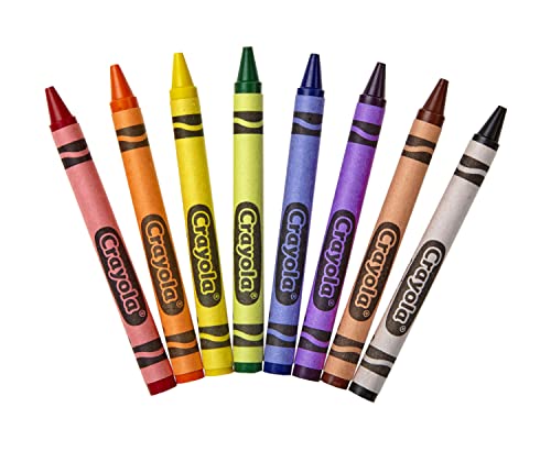 Crayola Classic Color Pack Crayons, Tuck Box, 8 Colors