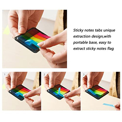 300PCS Sticky Index Tabs, Transparent Sticky Page Markers Notes, Book Markers, Sticky Note Tabs, Page Tabs, Label Stickers, Small Pop Up Post Tabs Flags Stickers