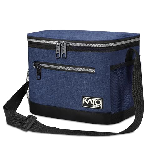 Tirrinia Insulated Lunch Box for Men/Women, Leakproof Lunch Bag for School Work, Large Lunch Tote Kids Boys Girls Student Back to School, Soft Cooler Office Picnic Beach Camping for Adults,Dark Blue - color: Dark Blue, size: Medium - 7.8L