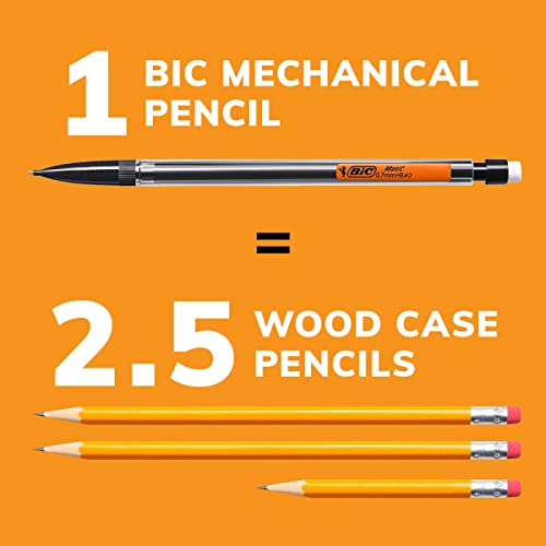 BIC Xtra-Smooth Mechanical Pencil, Medium Point (0.7 mm), 40-Count (Pack of 2) - color: black, size: 40 Count (Pack of 2)