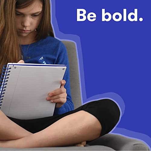 Hamelin, Spiral Notebook, 8x10in, College Ruled, Hardcover, 75shts/150 Pages, 1 Subject Notebook, ELECTRIC Blue - color: ELECTRIC Blue