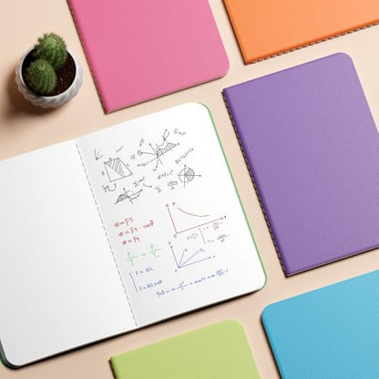 12 PCS Colorful Blank Notebook Journals Bulk, 60 Pages, 5.5 x8.3 inch, A5 Unlined Travel Journal Set for Travelers, Kids, Students and Office, Writing Drawing Sketchbook Diary Subject Notebooks - style: Unlined