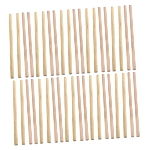 100pcs Natural Wood Hb Pencils Hexagonal and Round Grip Smooth Graphite Core Writing Drawing Sketching Pencils for Students Artists Teachers Office Classroom Supplies