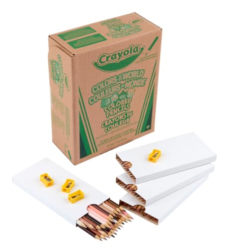 Crayola Colors of the World Skin Tone Colored Pencils Classpack (240ct) | Classroom Must Haves, Teacher Supplies, Bulk Colored Pencils