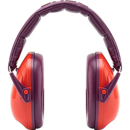 Snug Kids Earmuffs – Noise Reduction for Toddlers & Children – Adjustable, Lightweight, Foldable, Soft & Comfortable - color: Red New