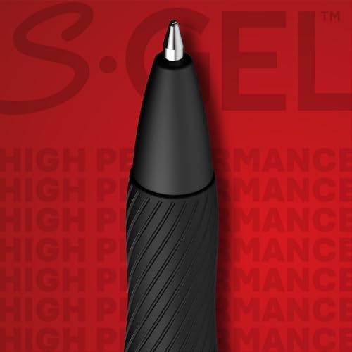 Sharpie S-Gel Pens, Bold Point (1.0mm), Black Gel Ink, 12 Count - Writing, Journaling, Note-Taking, College, Teacher Supplies, Office (Pack of 12) - size: 1 Count (Pack of 144)