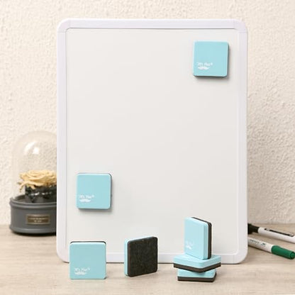 Mr. Pen- Mini Magnetic Dry Erase Erasers, 2" x 2", 24 Pack, Pastel Green | Small Magnetic Whiteboard Dry Erase Erasers Bulk for Kids, Teachers, Students and Classroom Supplies - color: Pastel Green, size: Square