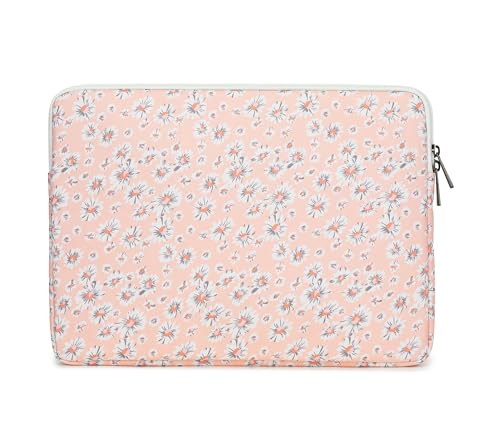 Pink Chrysanthemum Laptop Sleeve Case Bag with Pocket for MacBook Air 13 inch,iPad Pro 13 inch and 12.5 inch-13 inch Laptop - color: Pink Chrysanthemum, size: 12.5 inch-13.5 inch