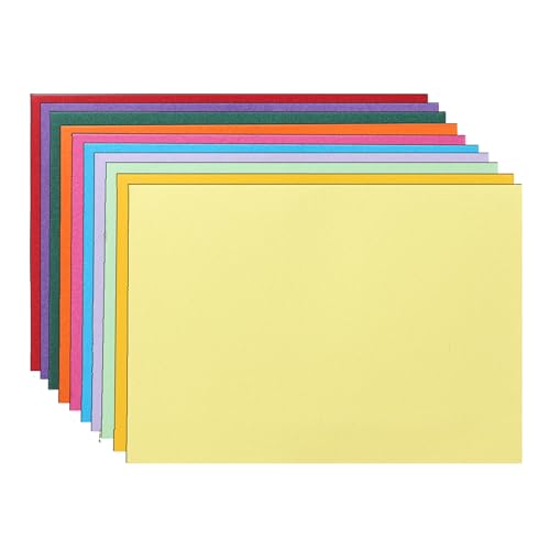 Guakicae 60 Sheets 10 Assorted Colors Cardstock 5 x 7 Craft Paper, 300gsm/110lb Heavyweight Paper Flat Card Stock for DIY Card Making, Invitations, Thank You Cards, Art Drawing - color: Multicolor, size: 5x7-60pcs