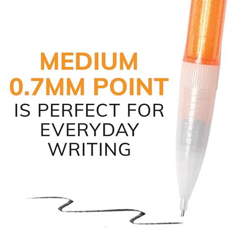 BIC Xtra-Sparkle Number 2 Mechanical Pencils With Erasers, Medium Point (0.7mm), 15-Count Pack, Cute Mechanical Pencils for Girls, Boys and Adults (Barrel Colors May Vary)