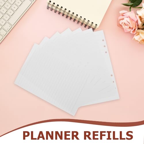 KALLORY A5 Lined Paper Refills for Binder Notebook – 225 Sheets Loose Leaf Planner Filler Paper, College Ruled Inserts for Daily Journal and Diary Use