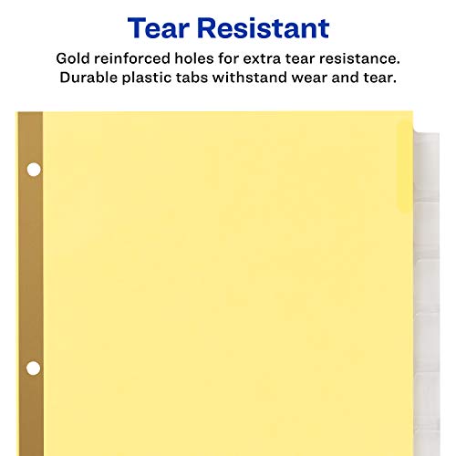 Avery 8-Tab Binder Dividers, Insertable Clear Big Tabs, 48 Packs (11112) - style: 48 Sets