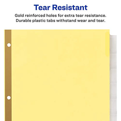 Avery 8-Tab Binder Dividers, Insertable Clear Big Tabs, 48 Packs (11112) - style: 48 Sets