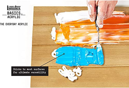 Liquitex BASICS Acrylic Paint Set, 6 x 22ml (0.74-oz) Tube Paint Set, Primary - style: Primary 6 x 22ml (0.74oz)