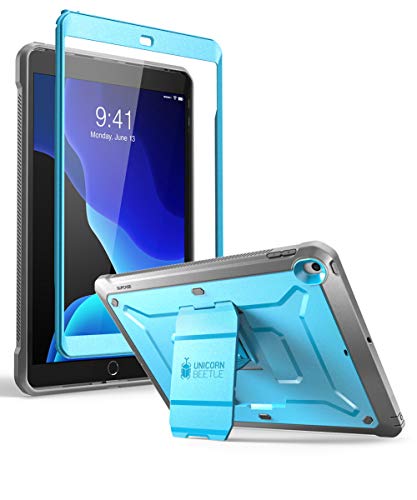SUPCASE for iPad 9th Generation Case with Screen Protector (Unicorn Beetle Pro), [Built-in Stand] Heavy Duty Rugged Protective Case for iPad 10.2 9th / 8th / 7th Generation (2021/2020/2019), Blue - color: Blue