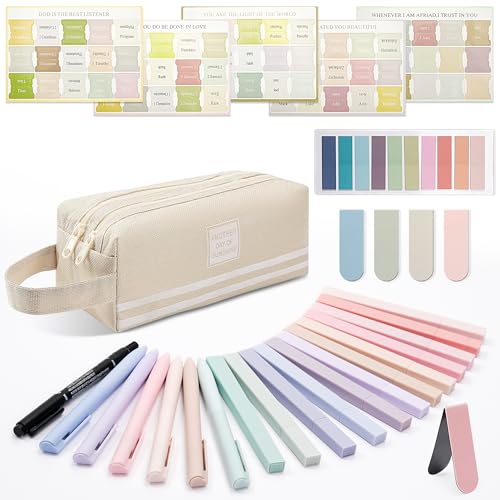 Vienrose Bible Journaling Kit Highlighters and Pens 75 Bible Tabs Basic | Bible study supplies, Bible study tools, Sincere Christmas gift, Believer, Women - color: Basic