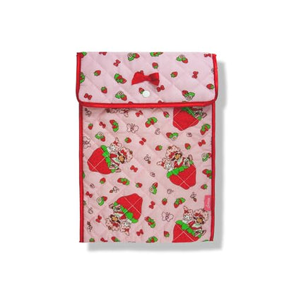 Sonix x Sanrio | Quilted Laptop Sleeve | 13-14 Inch, Quilted Soft Comfy Laptop Carrying Case, Computer Sleeve | My Melody x Strawberry Shortcake (13" - 14") - color: My Melody x Strawberry Shortcake