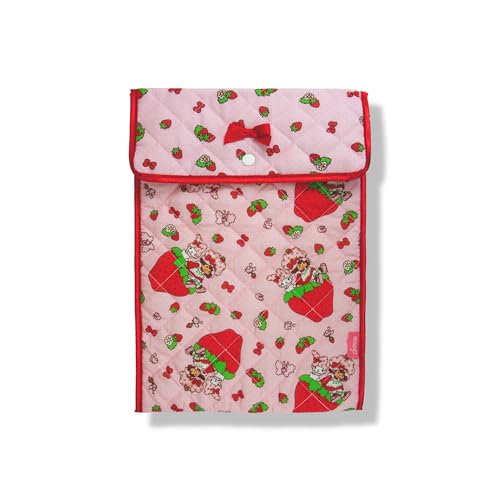 Sonix x Sanrio | Quilted Laptop Sleeve | 13-14 Inch, Quilted Soft Comfy Laptop Carrying Case, Computer Sleeve | My Melody x Strawberry Shortcake (13" - 14") - color: My Melody x Strawberry Shortcake