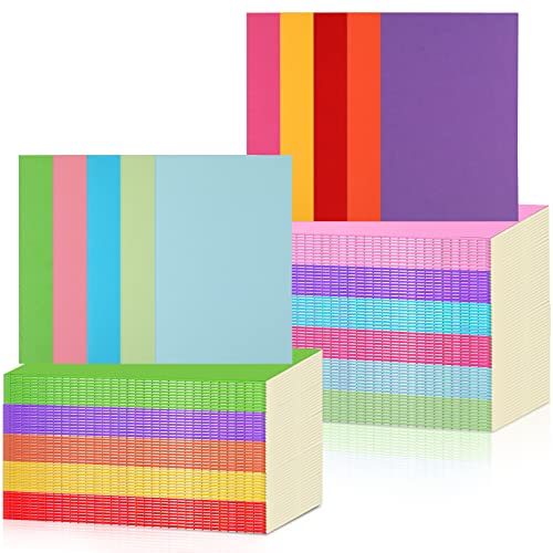 Handepo 100 Pack A5 Composition Notebooks Bulk 5"x8" Lined Kraft Soft Cover Journals, 60 Pages Bulk School Supplies for Students Classroom Office - color: Fresh Color, size: A5