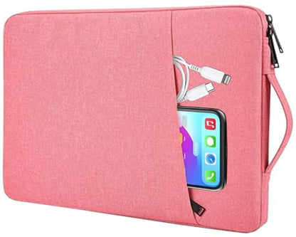 CAAORDKSO 11.6 12 12.2 12.3 Inch Laptop Sleeve for 11.6" Acer Chromebook Spin 311, 12.2" Samsung Chromebook Plus Compatible with Lenovo Flex 3 12.2"/ ASUS Acer Dell HP Samsung 11.6" Chromebook, Pink
