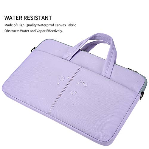 17 17.3 Inch Laptop Sleeve Case for HP 17 Laptop TouchScreen/HP Envy/Pavilion 17, ASUS Dell Acer Lenovo Laptop Case with Shoulder Carrying Bag, Purple - color: Purple, size: 17.3 Inch