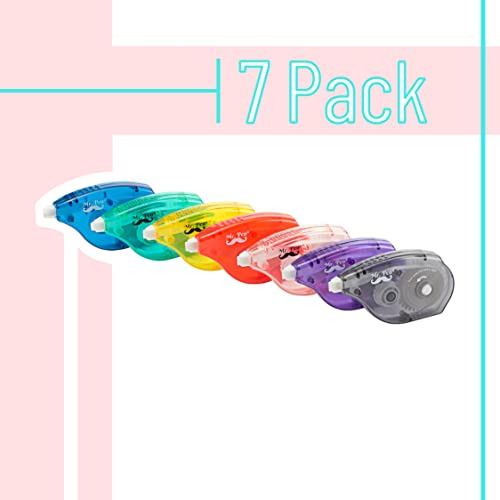 Mr. Pen- Correction Tapes, 7 Pack, 0.2" x 393", White Correction Tape Set | for Quick Corrections, Office and School Supplies