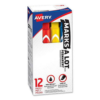 AVE24800 - Avery Marks-A-Lot EverBold Flipchart Markers