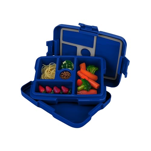 FOCO NHL Unisex-Adult Officially Licensed Team Color Stripe Primary Logo Hockey Leak Proof 5 Compartment Bento Lunch Box - Toronto Maple Leafs - color: Toronto Maple Leafs