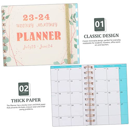 Housoutil Schedule Book Planner Notes Section Weekly Planner Organizer for Students