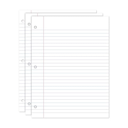 iScholar Wide Ruled Filler Paper, White, 10.5 x 8-Inches, 150 Sheets per Pack (81150) - size: 150 Sheets