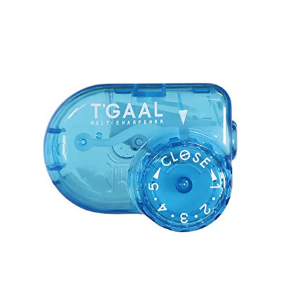 KUTSUWA STAD T'GAAL Angle Adjustable Pencil Sharpener (RS036BL) | Translucent Blue, 1 ea. - color: Translucent Blue