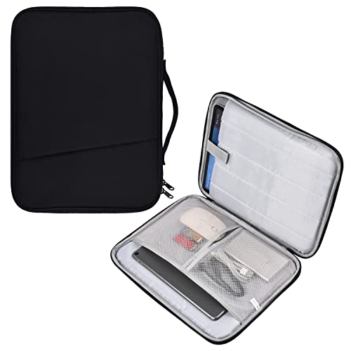 9-11 Inch Tablet Sleeve Case for 11-Inch iPad Pro M5 M4/Air M2 M3 M4 2024-2026/Air 10.9", Samsung Galaxy Tab S11 S9 S8 11"/A8/A9+/Galaxy Tab S7/A7/S6 Lite 10.4"/S5e/S4/S3/S2/S Pouch-Black - color: Black, size: 9-11 Inch