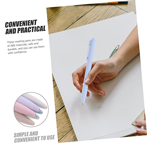 Uonlytech 6pcs Quick Drying Multi Color Gel Marking Pens for Students and Household Use Lightweight Material Smooth Writing School and Office Supply
