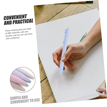 Uonlytech 6pcs Quick Drying Multi Color Gel Marking Pens for Students and Household Use Lightweight Material Smooth Writing School and Office Supply