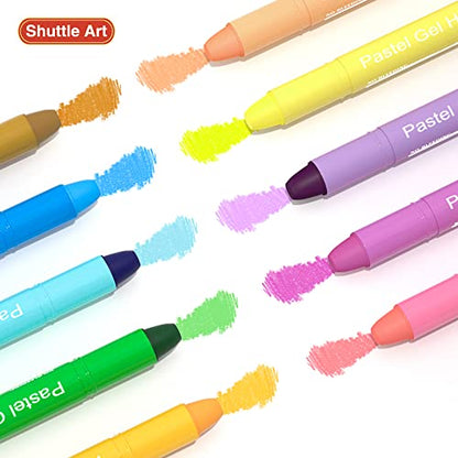 Shuttle Art 10 Pastel Colors Gel Highlighters,Bible Highlighters,No Bleed Through, Bible Journaling Supplies,Great for Journaling, Highlighting and Studying - color: 10 Pastel Colors