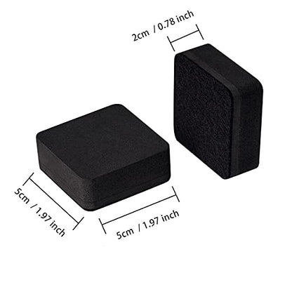 Dry Erase Erasers, 40 Pack Magnetic Whiteboard Dry Erasers | Chalkboard Cleaner Wiper for Kids and Classroom Teacher Supplies Home and Office, Black - color: 40 Pack-black