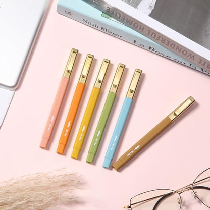 Mr. Pen- Aesthetic Highlighters and Pens No Bleed, 12 Pack, Black Ink Pens | Warm Fall, Bible Highlighters and Pens No Bleed, Fast Dry and No Smear for Bible Journaling, Planner, School Supplies - color: Warm Fall, size: 12 Pack